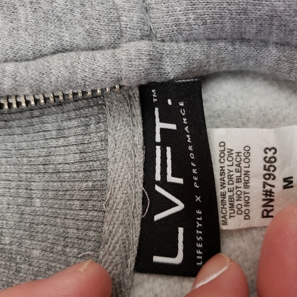LVFT (Live Fit Apparel) Cadet Zip Up Jacket Medium - Picture 3 of 4